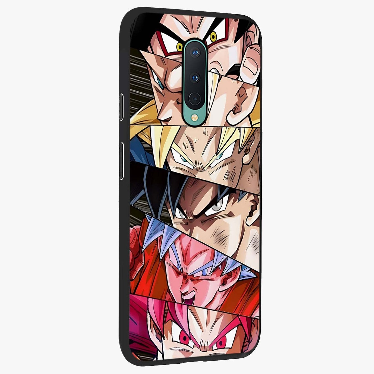 Anime Character Glass Case upright view showcasing expressive anime artwork with bold graphic style.