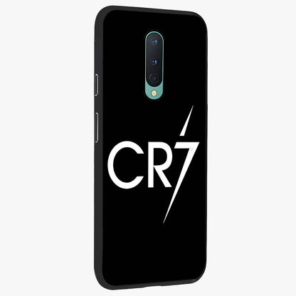 Cr7 Elite Strike Glass Case upright view showcasing energetic football inspired design with modern sports aesthetic.