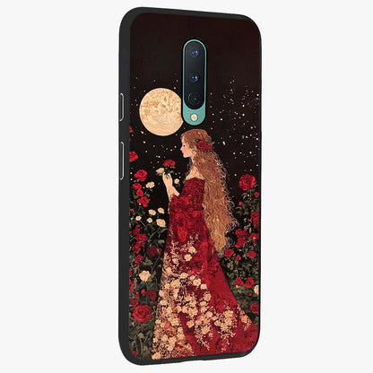 Crimson Dreams Glass Case upright view showcasing dreamy red toned artwork with modern aesthetic style.