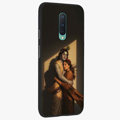 Divine Eternal Love Glass Case upright view showcasing graceful spiritual artwork with eternal love theme.