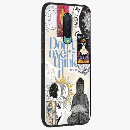 Ethereal Thoughts Glass Case upright view showcasing delicate artistic composition with peaceful dreamy theme.