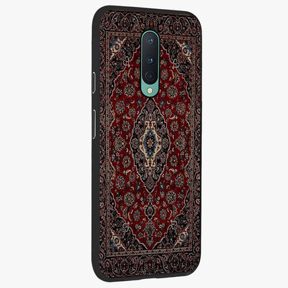 Heritage Carpet Royale Glass Case upright view showcasing detailed ornamental artwork with luxurious traditional theme.