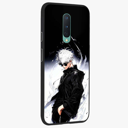 Limitless Shadow King Glass Case upright view showcasing bold shadow warrior artwork with epic fantasy theme.