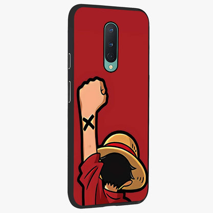 Luffy X Spirit Glass Case upright view showcasing striking anime artwork with adventurous character theme.