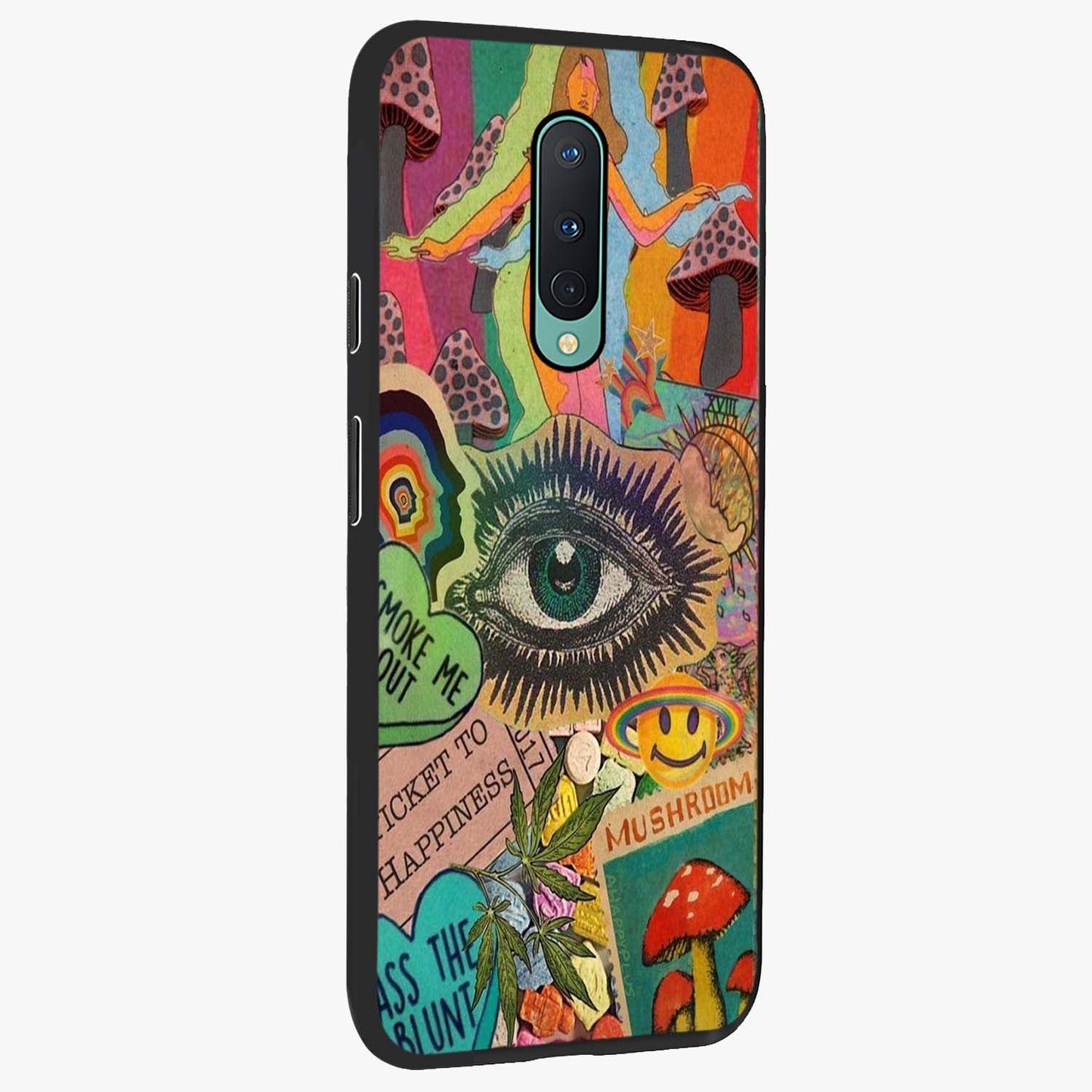 Mystic Eye Wonderland Glass Case upright view showcasing symbolic eye artwork with mysterious fantasy theme.