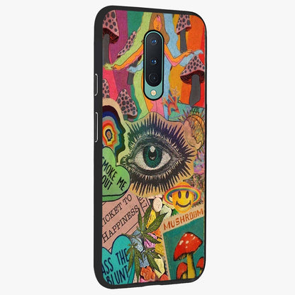 Mystic Eye Wonderland Glass Case upright view showcasing symbolic eye artwork with mysterious fantasy theme.