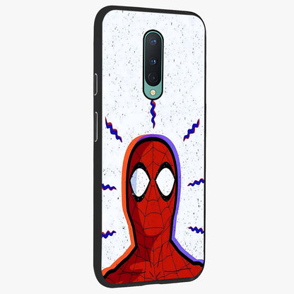 Omg Spiderman Glass Case upright view showcasing energetic superhero artwork with vibrant comic theme.
