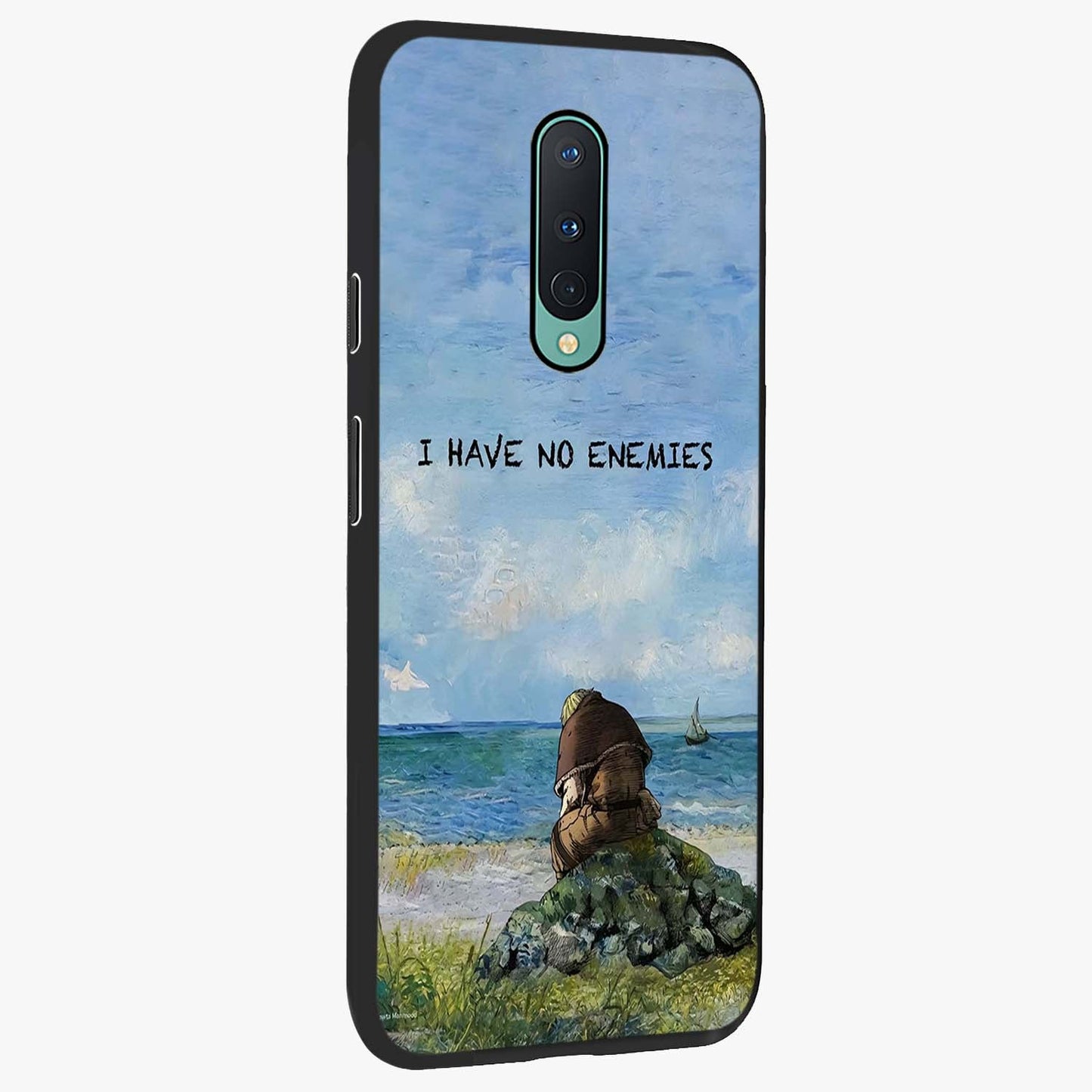 Peace Beyond War Glass Case upright view showcasing powerful peace symbol artwork with inspirational theme.