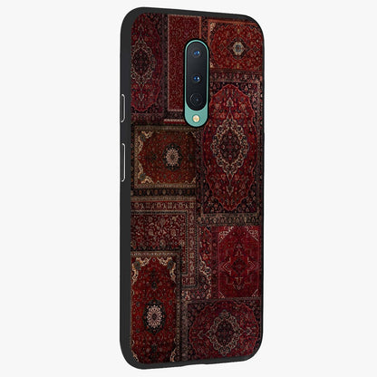 Persian Velvet Tale Glass Case upright view showcasing elegant Persian artwork with classic heritage theme.