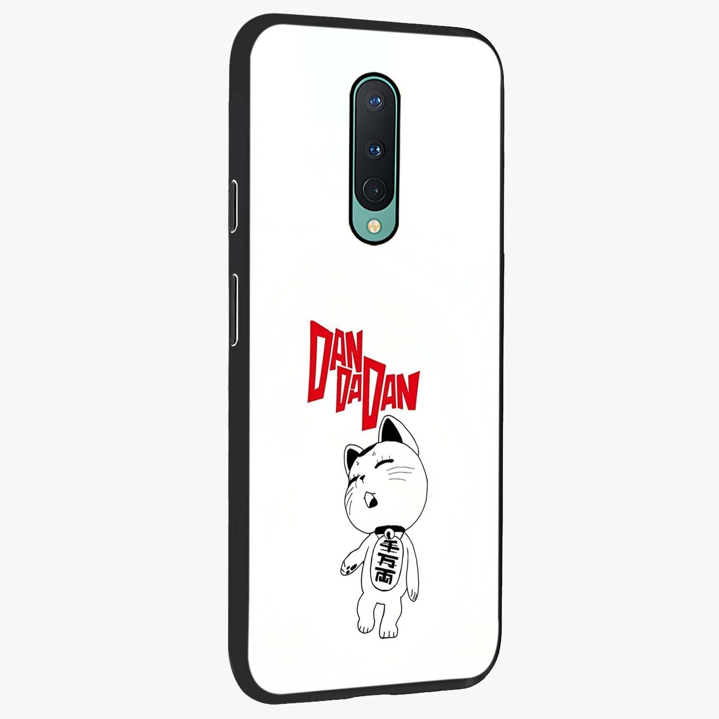 Playful Spirit Charm Glass Case upright view showcasing vibrant charm artwork with fun artistic theme.
