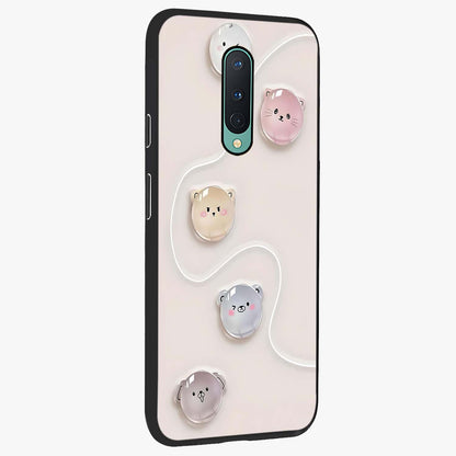 Puffy Face Parade Glass Case upright view showcasing adorable character artwork with cheerful animated theme.