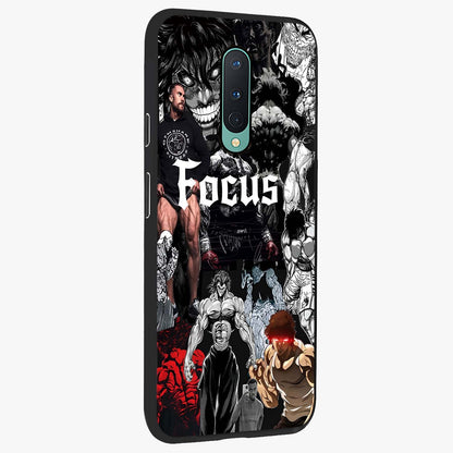 Relentless Power Focus Glass Case upright view showcasing strong inspirational artwork with powerful focus theme.