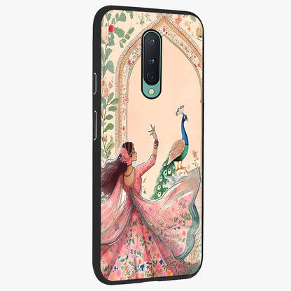 Royal Grace Muse Glass Case upright view showcasing stylish artistic artwork with sophisticated royal theme.