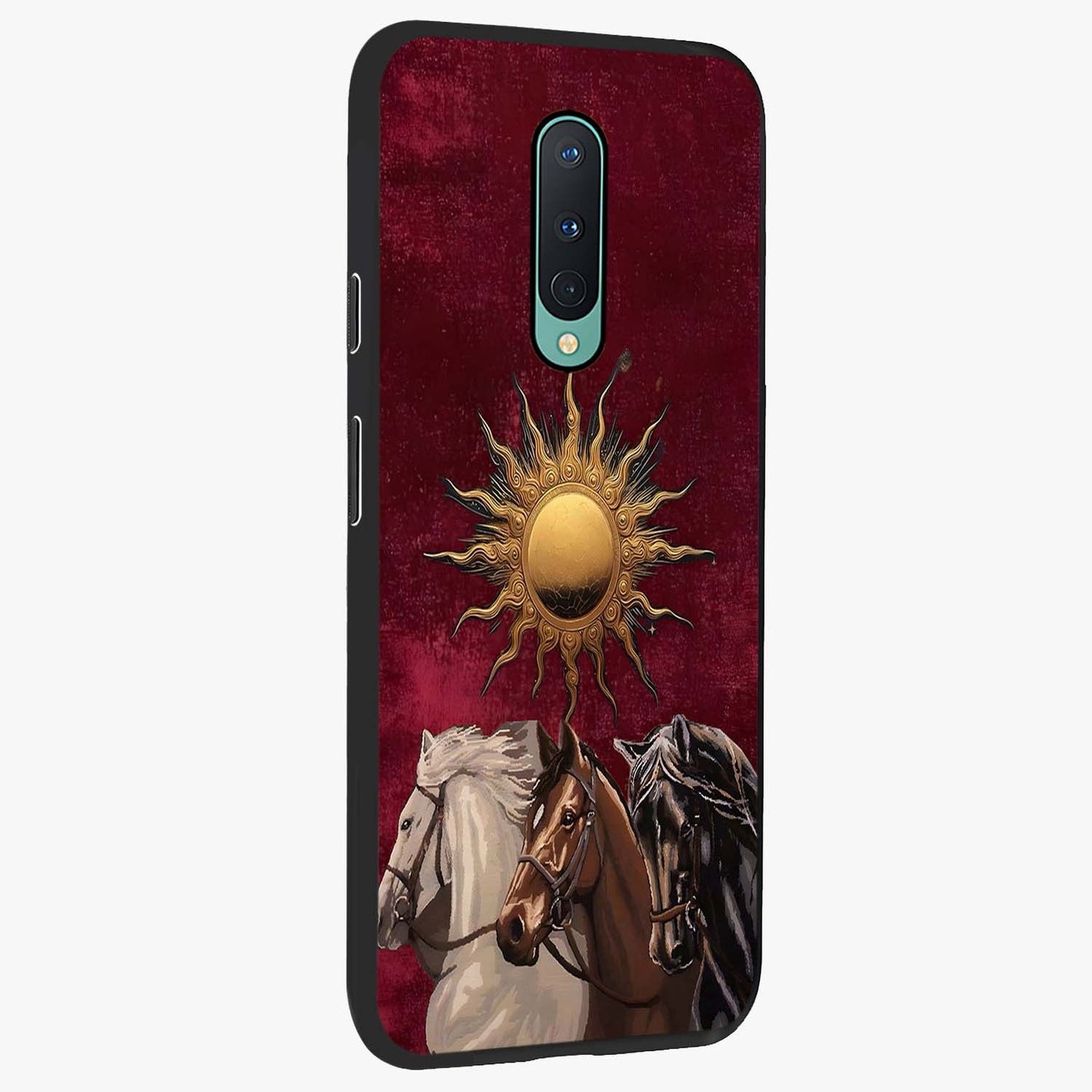 Solar Riders Glass Case upright view showcasing energetic rider artwork with bold adventure theme.