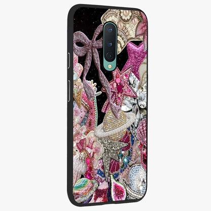 Starlit Jewel Dream Glass Case upright view showcasing radiant star inspired artwork with magical night theme.