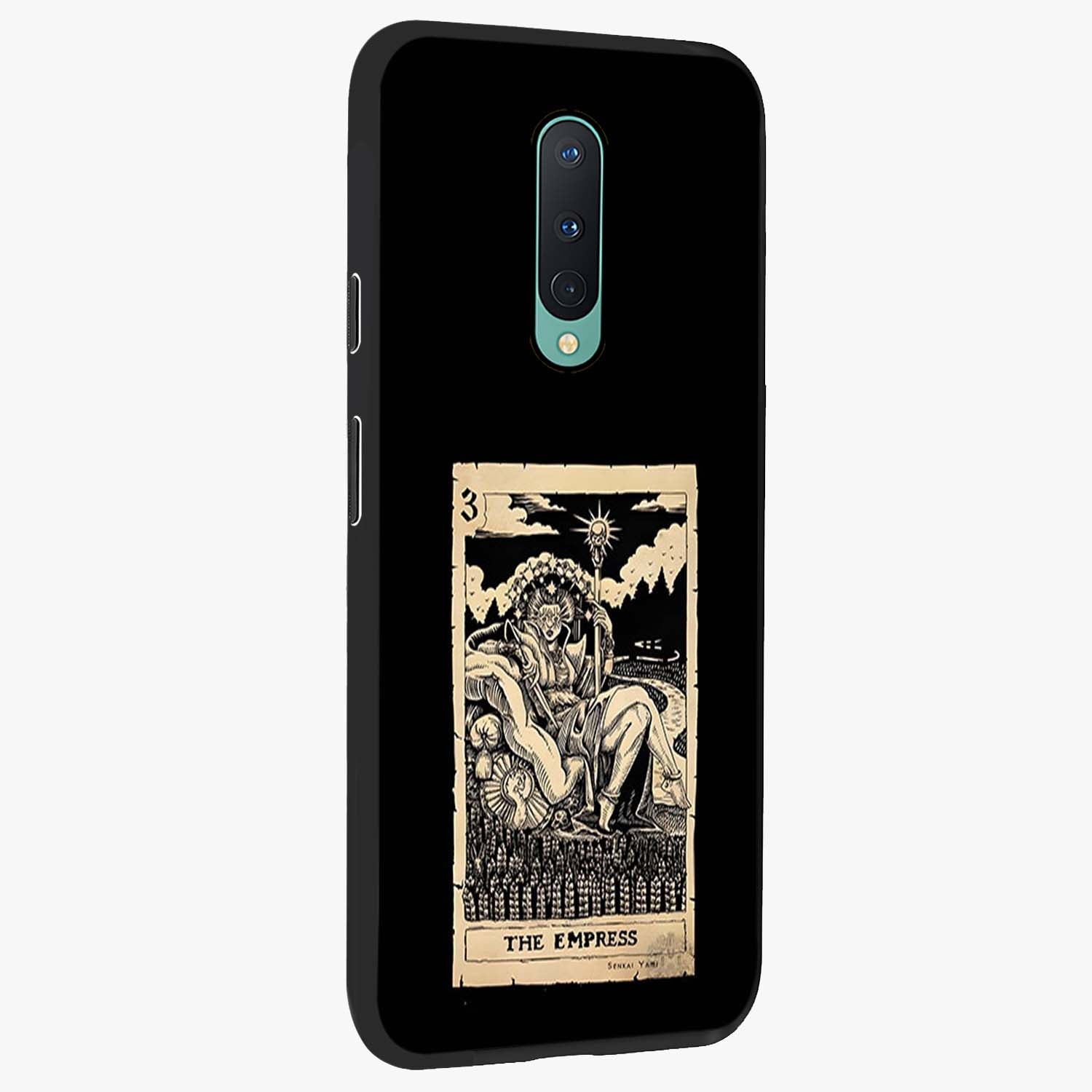 The Empress Glass Case upright view showcasing powerful empress themed artwork with luxurious artistic theme.