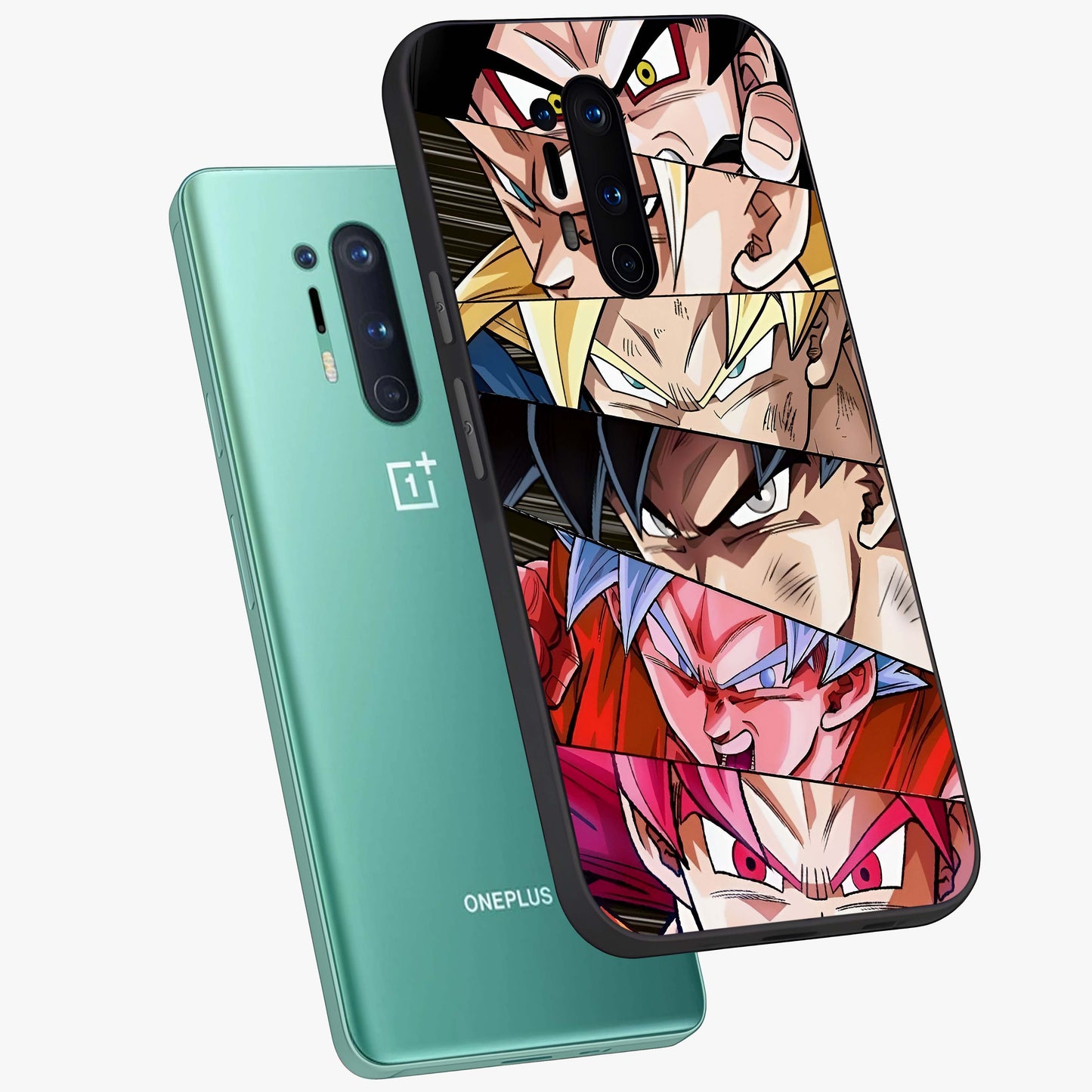 Anime Character Glass Case displayed in angled mockup highlighting colorful anime character illustration.