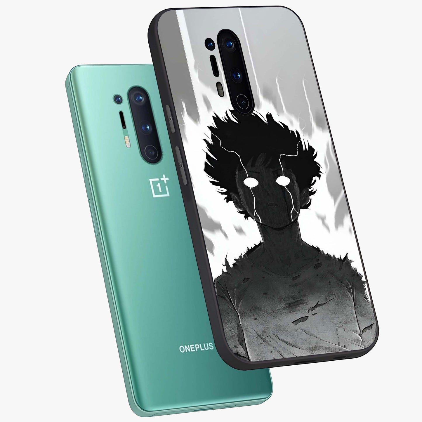 Awakened Inner Rage Glass Case displayed in angled mockup highlighting powerful graphic design and bold artistic theme.