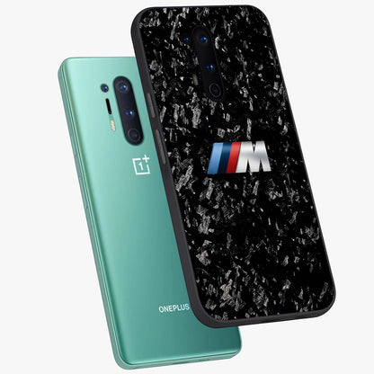 Carbon Speed Mark Glass Case displayed in angled mockup highlighting racing inspired carbon design and sleek aesthetic style.