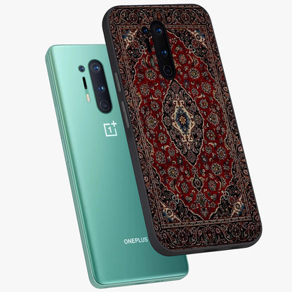 Heritage Carpet Royale Glass Case displayed in angled mockup highlighting intricate royal carpet design with heritage aesthetic.