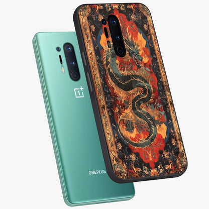 Inferno Dragon Soul Glass Case displayed in angled mockup highlighting powerful dragon illustration with inferno aesthetic.