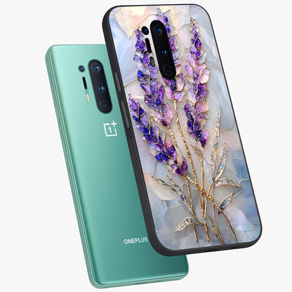 Lavender Dream Glow Glass Case displayed in angled mockup highlighting dreamy purple glow design with soft artistic style.