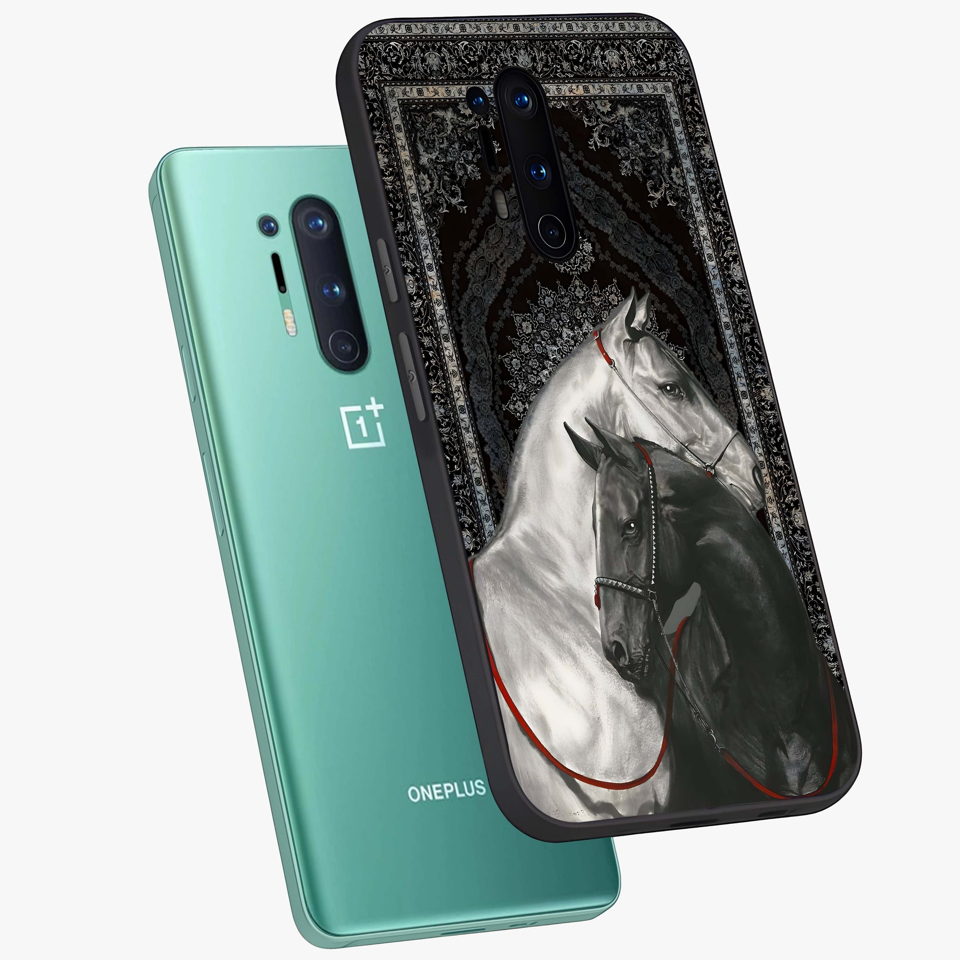 Majestic Ride Legacy Glass Case displayed in angled mockup highlighting sleek vehicle design with bold racing aesthetic.