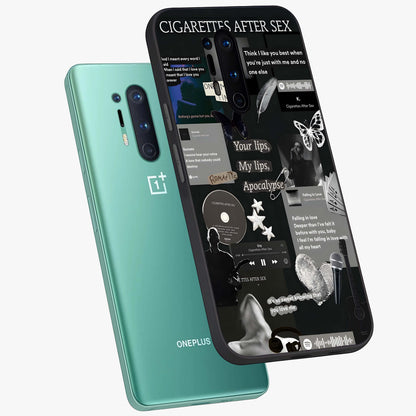 Midnight Love Echo Glass Case displayed in angled mockup highlighting elegant love inspired design with deep aesthetic style.