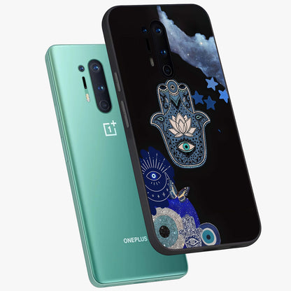 Mystic Hand Aura Glass Case displayed in angled mockup highlighting magical aura design with spiritual aesthetic style.