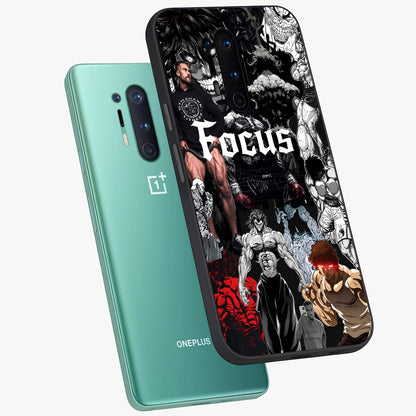 Relentless Power Focus Glass Case displayed in angled mockup highlighting bold statement design with modern aesthetic style.