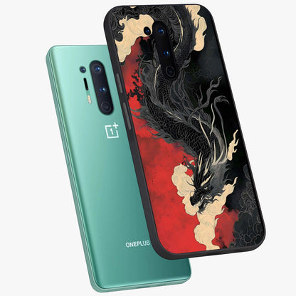 Shadow Dragon Fury Glass Case displayed in angled mockup highlighting powerful dragon illustration with dark fantasy aesthetic.