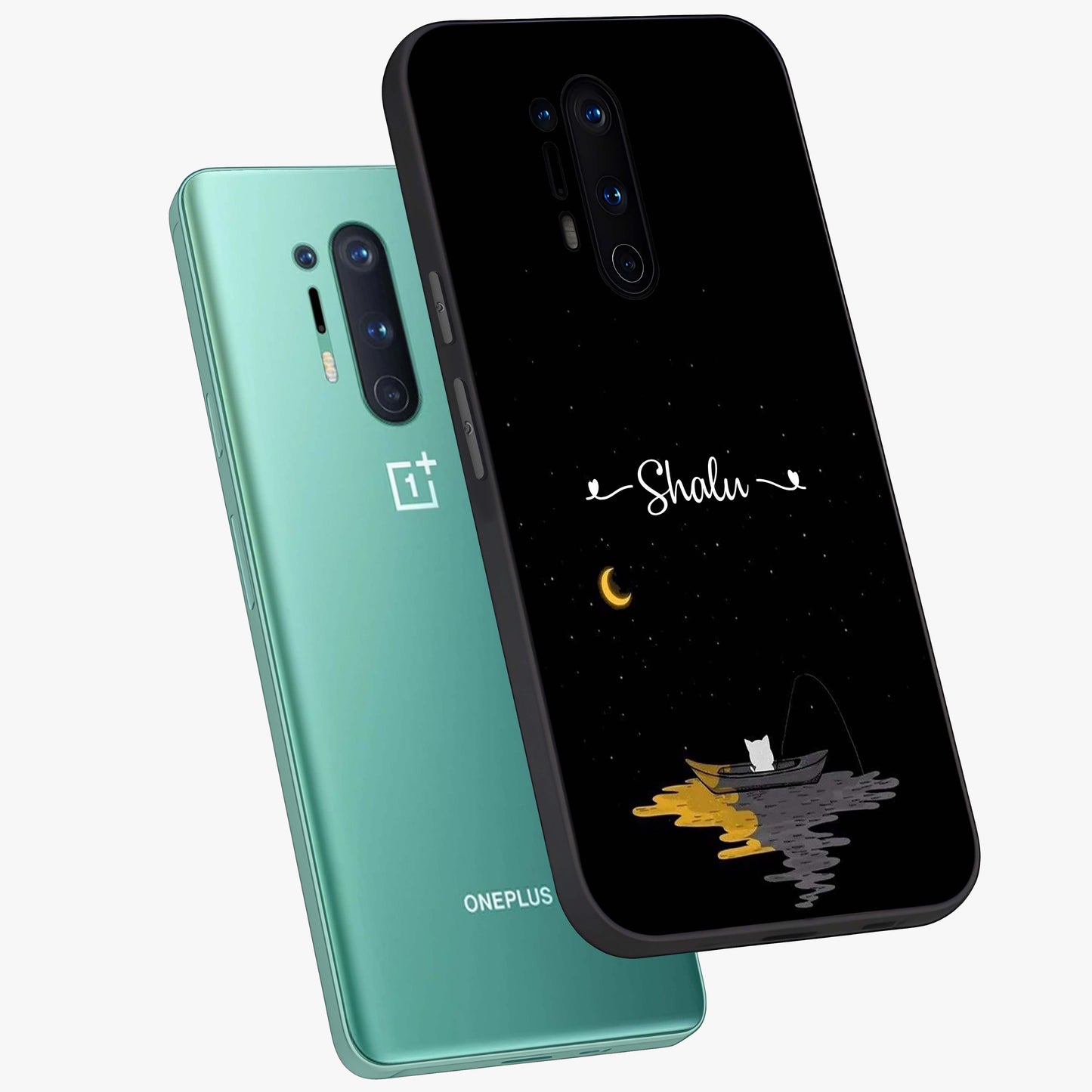 Silent Night Row Glass Case displayed in angled mockup highlighting peaceful evening design with dreamy night aesthetic.