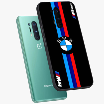 Turbo BMW Beast Glass Case displayed in angled mockup highlighting sleek racing car design with bold automotive aesthetic.