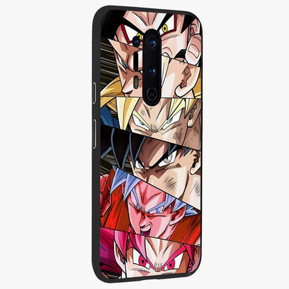 Anime Character Glass Case upright view showcasing expressive anime artwork with bold graphic style.