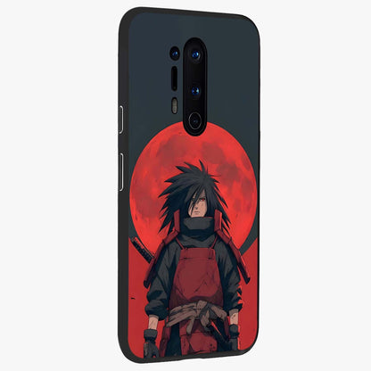 Crimson Moon Warlord Glass Case upright view showcasing powerful warlord artwork with dark celestial theme.