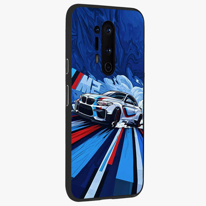 Drift Power Rush Glass Case upright view showcasing high speed racing artwork with bold automotive theme.