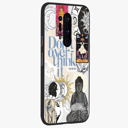 Ethereal Thoughts Glass Case upright view showcasing delicate artistic composition with peaceful dreamy theme.