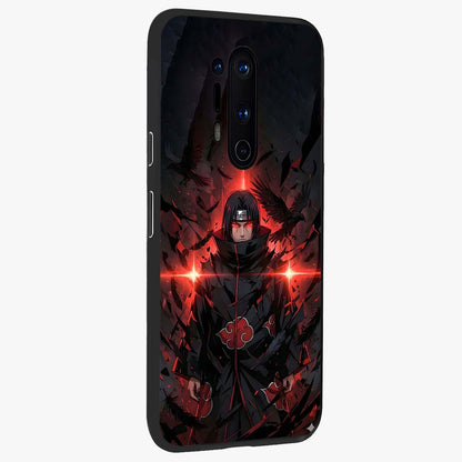 Focused Blade Discipline Glass Case upright view showcasing strong typography statement with sleek motivational theme.