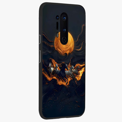 Golden Royal Heritage Glass Case upright view showcasing elegant royal artwork with classic heritage theme.