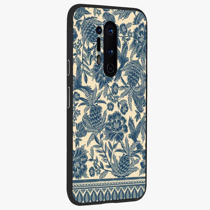 Heirloom Wild Bloom Glass Case upright view showcasing delicate wildflower artwork with timeless floral theme.