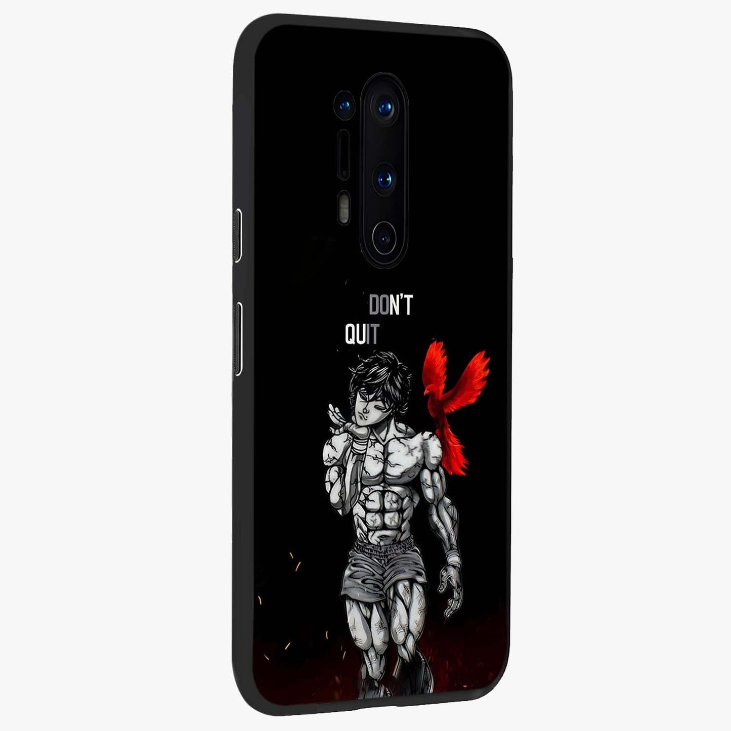 Rise Beyond Limits Glass Case upright view showcasing powerful inspirational artwork with uplifting theme.