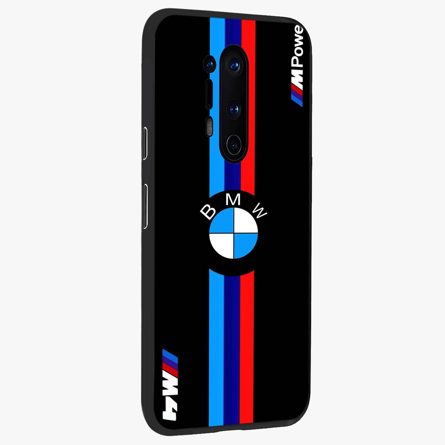 Turbo BMW Beast Glass Case upright view showcasing powerful car artwork with modern motorsport theme.