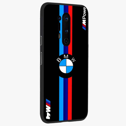 Turbo BMW Beast Glass Case upright view showcasing powerful car artwork with modern motorsport theme.
