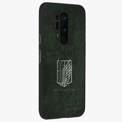 Wings Of Freedom Glass Case upright view showcasing powerful wings artwork with freedom themed design.