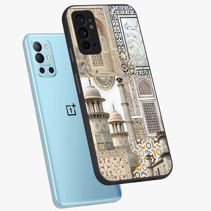 Mughal Marble Legacy Glass Case displayed in angled mockup highlighting elegant heritage marble artwork with royal aesthetic.
