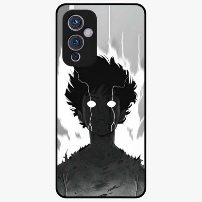 Awakened Inner Rage Glass Case showing flat back view with intense artistic artwork and glossy glass finish.