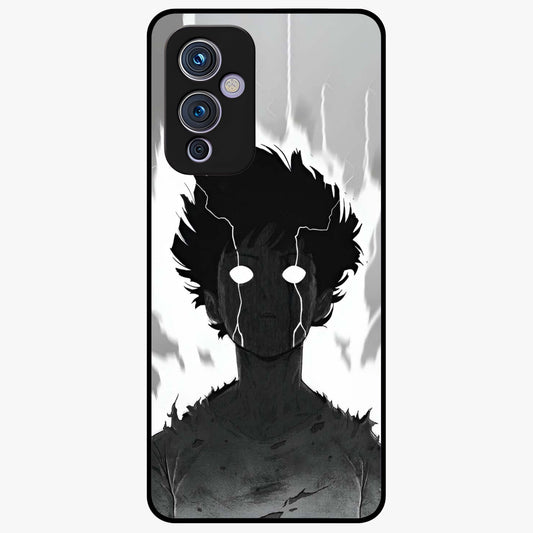 Awakened Inner Rage Glass Case showing flat back view with intense artistic artwork and glossy glass finish.