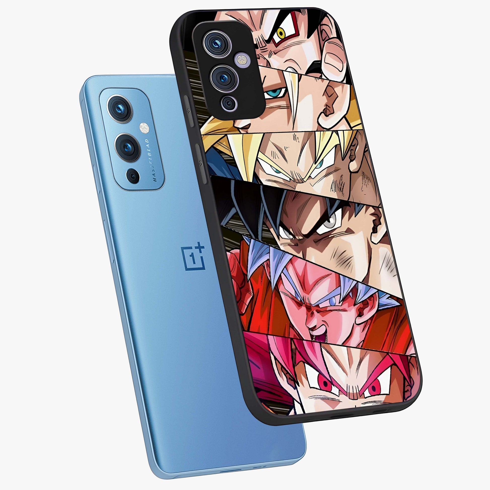 Anime Character Glass Case displayed in angled mockup highlighting colorful anime character illustration.