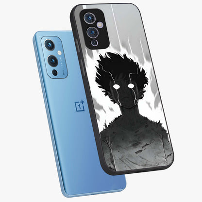 Awakened Inner Rage Glass Case displayed in angled mockup highlighting powerful graphic design and bold artistic theme.