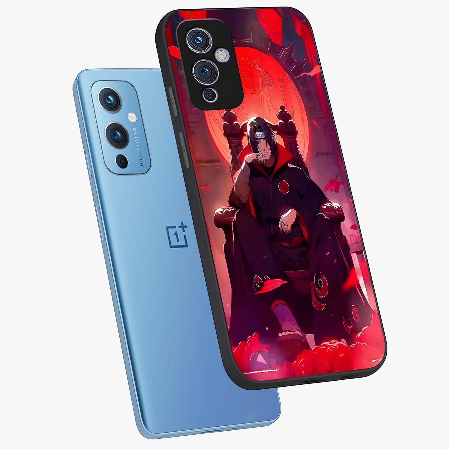 Blood Moon Sovereign Glass Case displayed in angled mockup highlighting dark celestial moon design and dramatic theme.